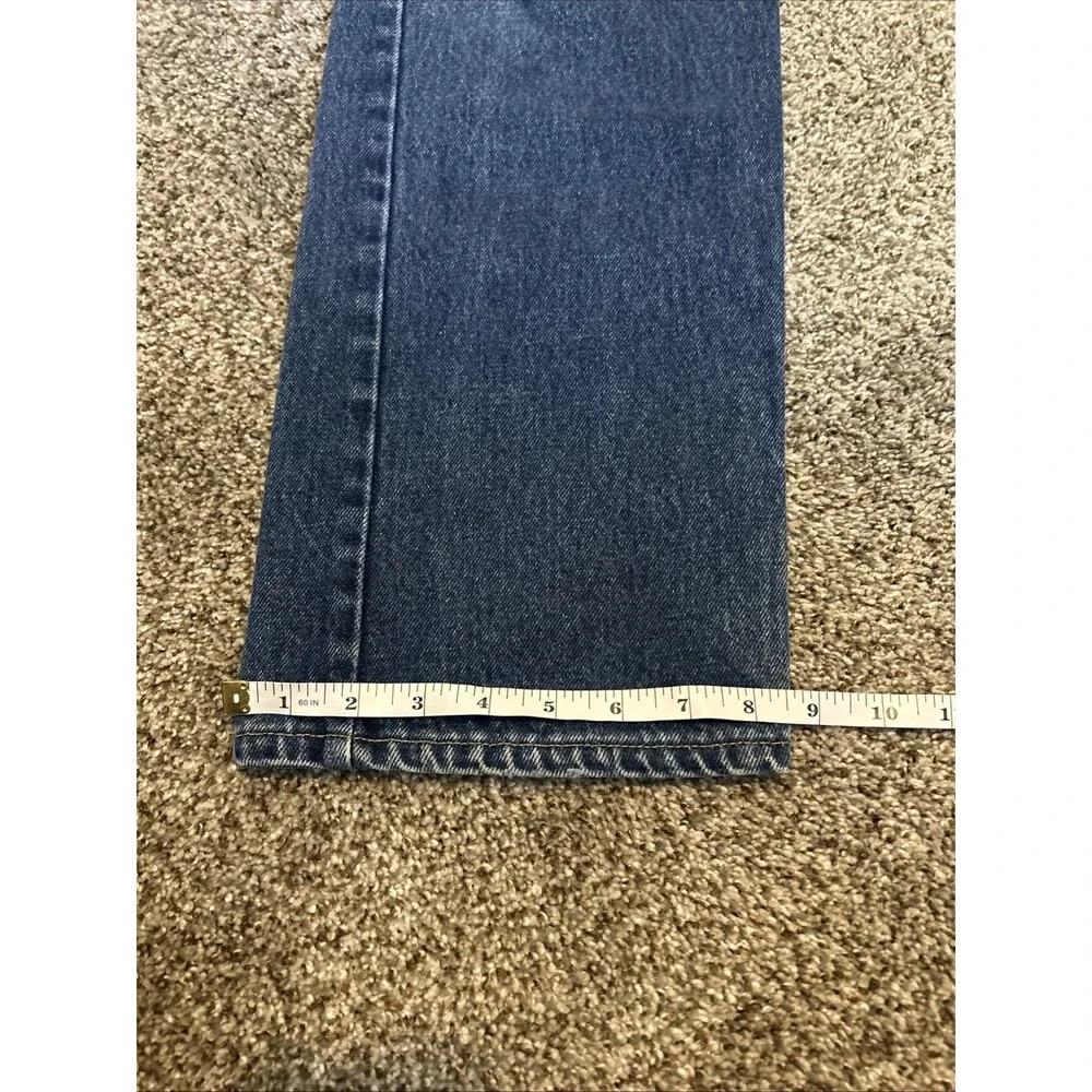 Vtg LL Bean Jeans 36x32 Denim Relaxed Straight Leg Union Made 80s